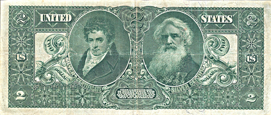 1896 $2.00.  VF.