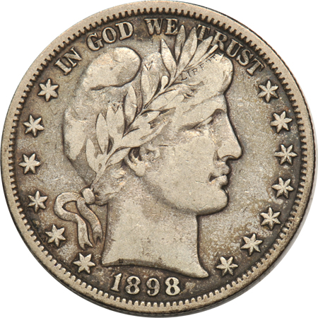 1898-O and 1904-O, both VF.