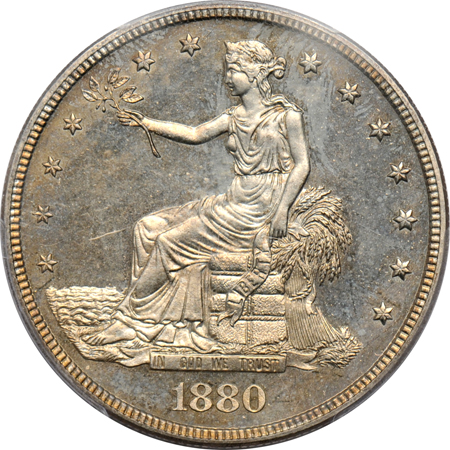 1880 PCGS PF-64.