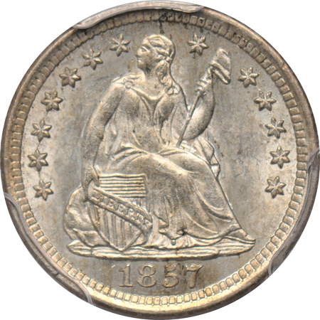 1857-O PCGS MS-64.