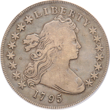 1795 Centered (B-15, BB-52, R.2). PCGS F-12.