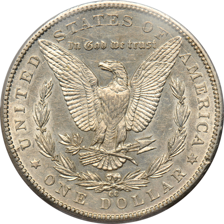 1889-CC PCGS AU-53.