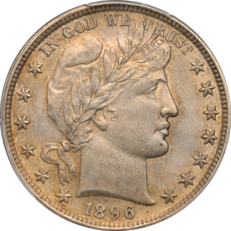 1896 PCGS Unc details/cleaning, and an 1899 PCGS AU-55.