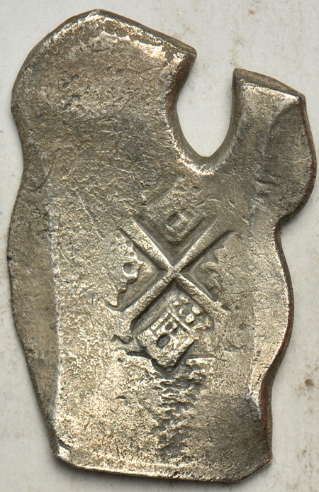 Spain - 1715 Plate Fleet Treasure, 8-reals cob, Mexico mint, 25.3 grams.