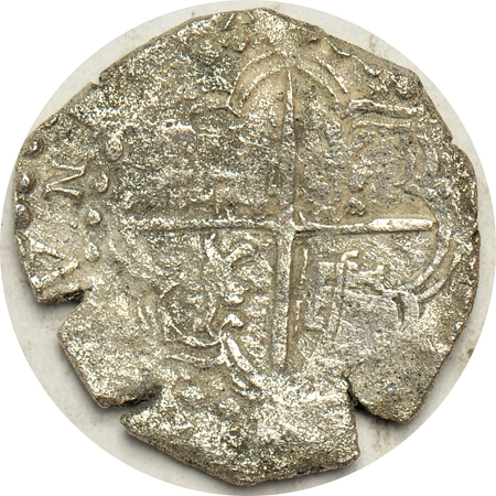 Spain - Atocha Treasure, 8-reals, Potosi mint (T), 23.2 grams.