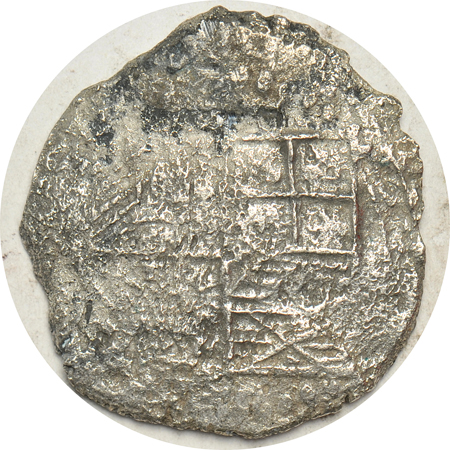 Spain - Atocha Treasure, 8-reals, Potosi mint, 20.1 grams.