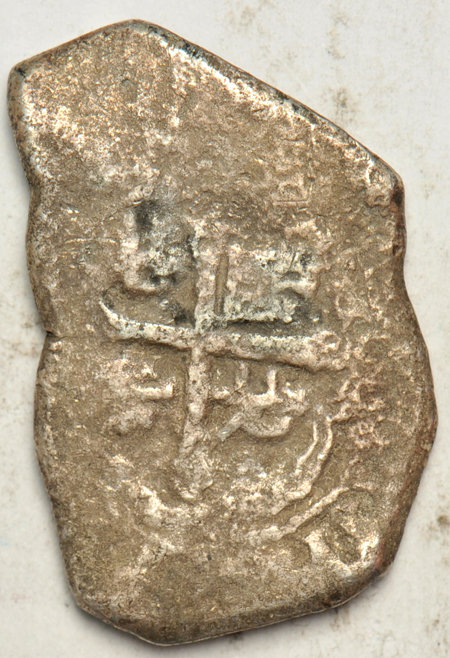 Spain - 1715 Plate Fleet Treasure, 8-reals cob, Mexico Mint, 24.5 grams.