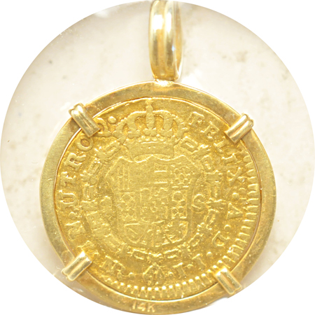 Spain - 1811 Spanish 1-escudo, Nuevo Reino mint (in bezel).