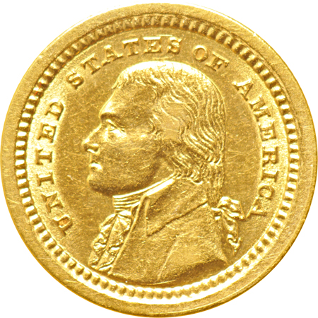 Six circulated gold commemoratives.