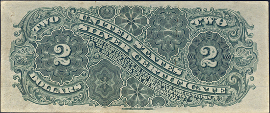 1886 $2.00 PMG CU-61.