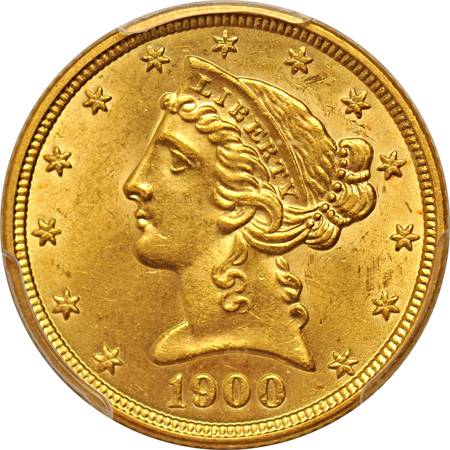 1900 PCGS MS-61.