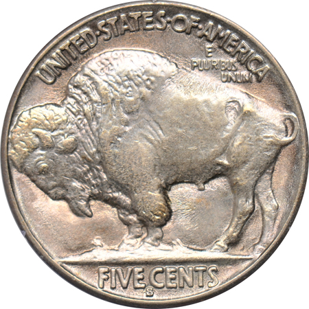 Two Buffalo nickels and a Mercury dime in no-line NGC holders, plus a Buffalo nickel in a PCGS rattler holder.