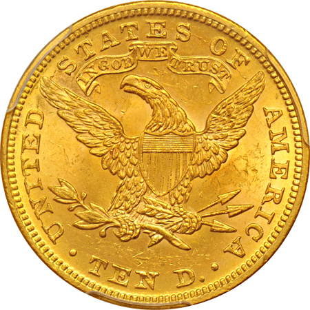 1893 PCGS MS-62+.