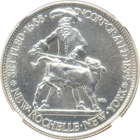 1938 New Rochelle. NGC MS-64 PL.