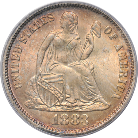 1883 PCGS MS-66 CAC.