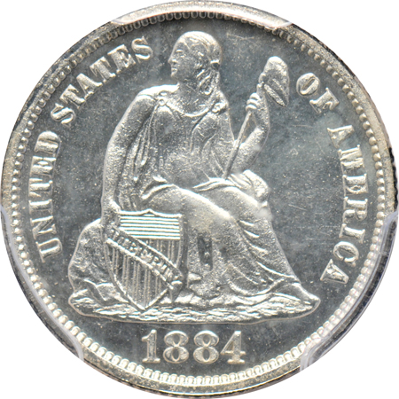 1884 PCGS PF-67CAM.