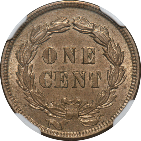 1859 NGC MS-62 with Eagle Eye photo seal.