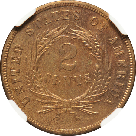 1871 NGC PF-63 RB.