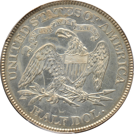 1874 Arrows. PCGS PF-63.