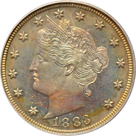 1883 No Cents. PCGS PF-66.