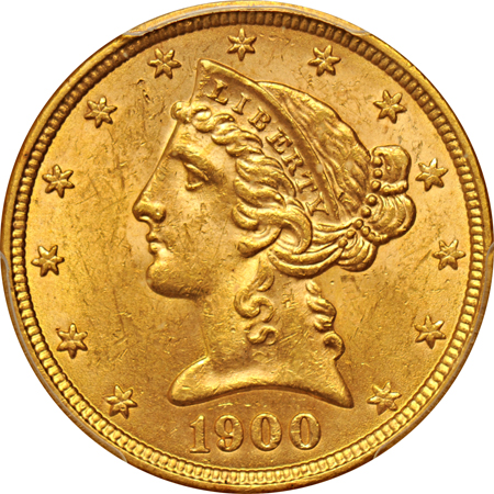 1900 PCGS MS-62+.