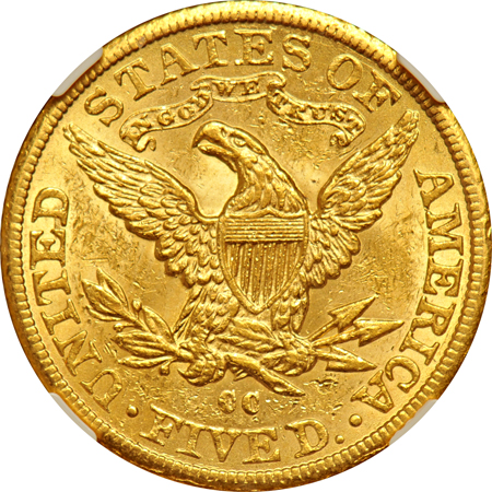 1891-CC NGC AU-58.