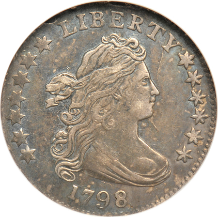 1798 (JR-4) NGC AU-55.