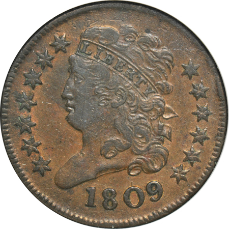 1809, 1835, and 1853, all ANACS.