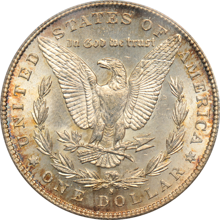 1883-CC MS-64, 1886 MS-66, and an 1897-S MS-64, all PCGS.