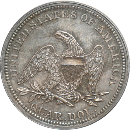 1860 PCGS PF-65 (green label).