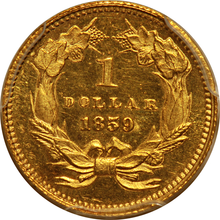 1859 PCGS PF-64CAM.