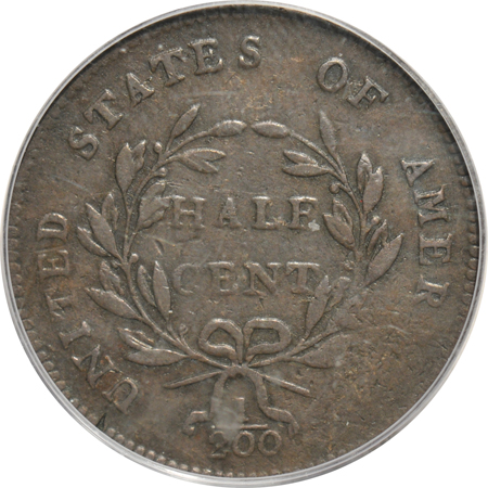 1797 1 above 1 (C-1, R.2). PCGS VF-30.