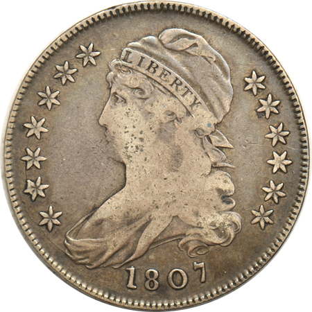 1806 (O-103), and an 1807 Capped Bust (O-113a).