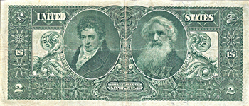 1896 $2.00.  VF.