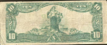 1902 $10.00. Cape Girardeau, MO Charter# 4611 Blue Seal. F.