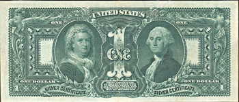 1896 $1.00.  XF.