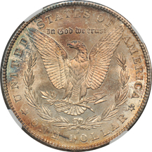 1881-S "Tidy Bowl" dollar, NGC MS-65.