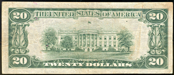 1929 $20.00. Columbia, MO Charter# 1467 Ty. 1. VF.