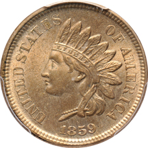 1859 PCGS MS-64.