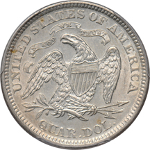 1873 Arrows. PCGS AU-55.