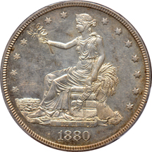 1880 PCGS PF-62.