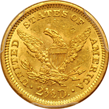 1861 Type 2. PCGS MS-61.