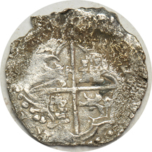 Spain - Atocha Treasure, 8-reals, Potosi mint, 19.2 grams.
