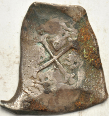 Spain - Atocha Treasure, 8-reals, Potosi mint (no documentation), 26.9 grams.