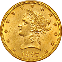 1897 PCGS MS-62.