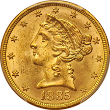 1885 PCGS MS-63.