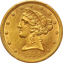 1898 PCGS MS-62.