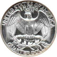 Seven certified US Proof coins.