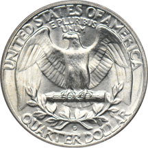 Thirteen PCGS certified Washington quarter.