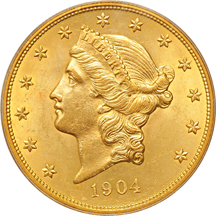 1904 PCGS MS-62 (green label).